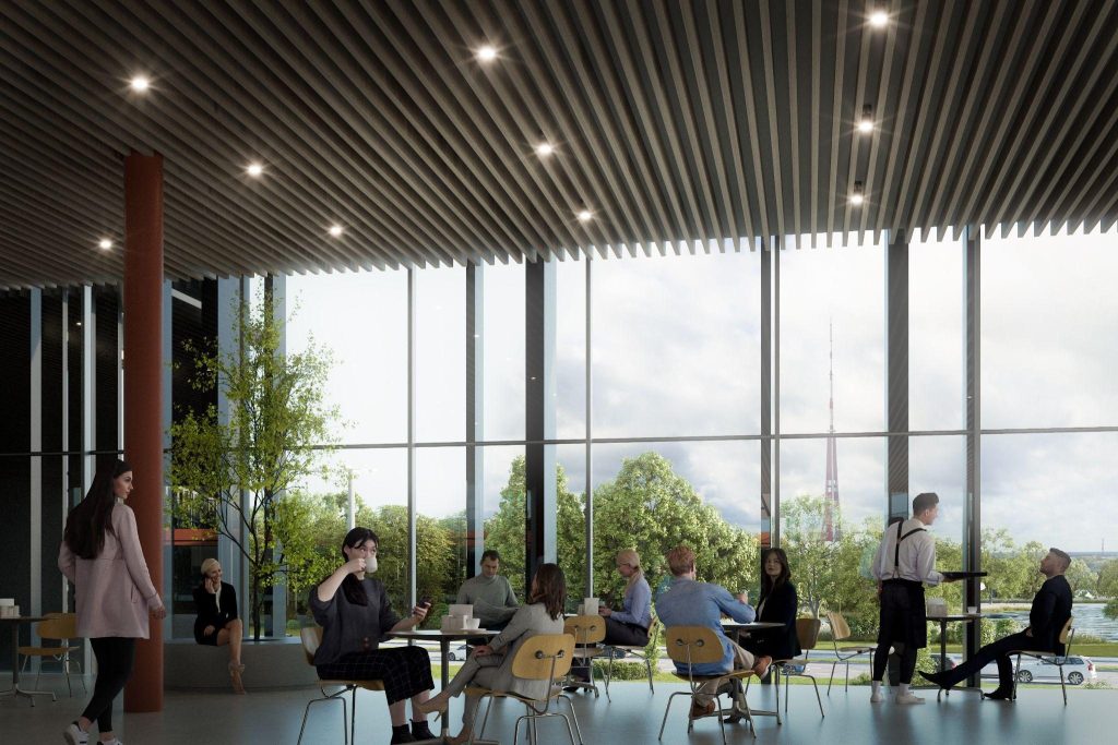 T/C ”MOLS” pārbūve (Krasta iela 46) - Tirdzniecības centrs - vizualizācija