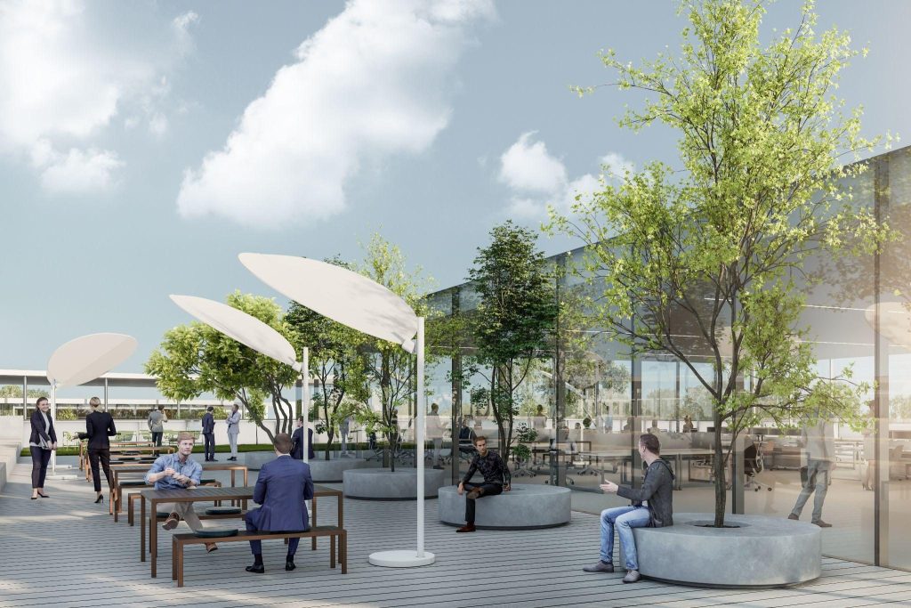 T/C ”MOLS” pārbūve (Krasta iela 46) - Tirdzniecības centrs - vizualizācija