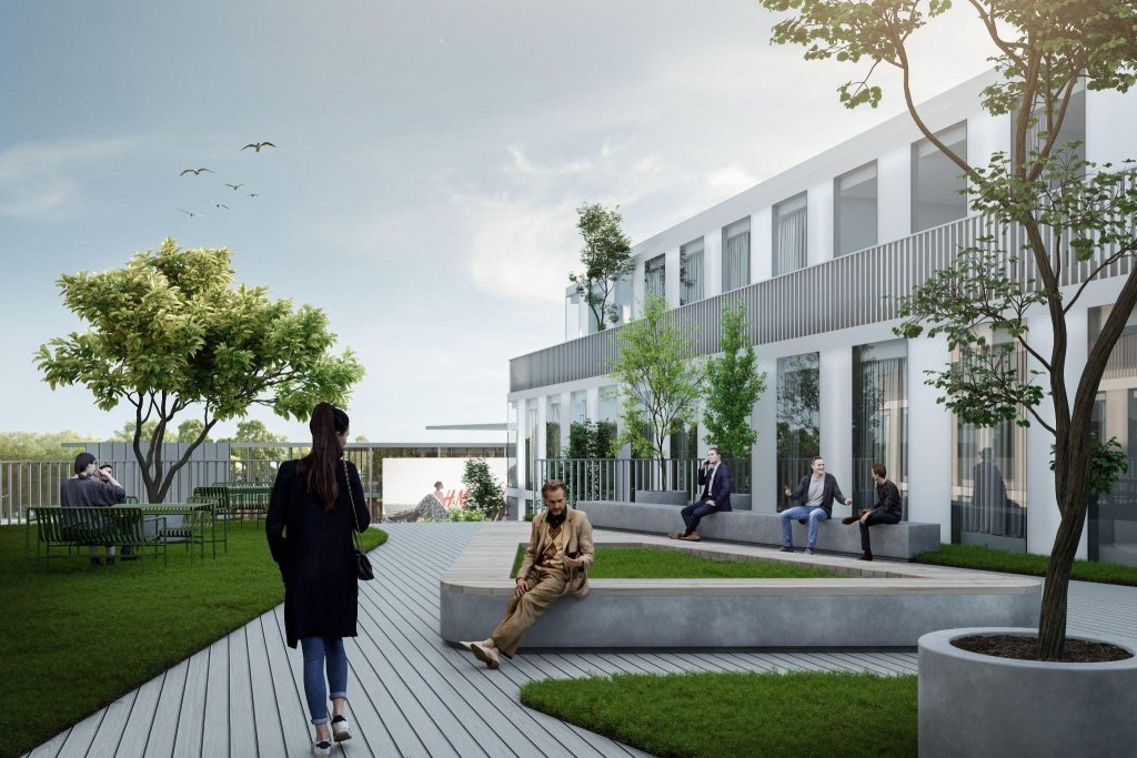 T/C ”MOLS” pārbūve (Krasta iela 46) - Tirdzniecības centrs - vizualizācija