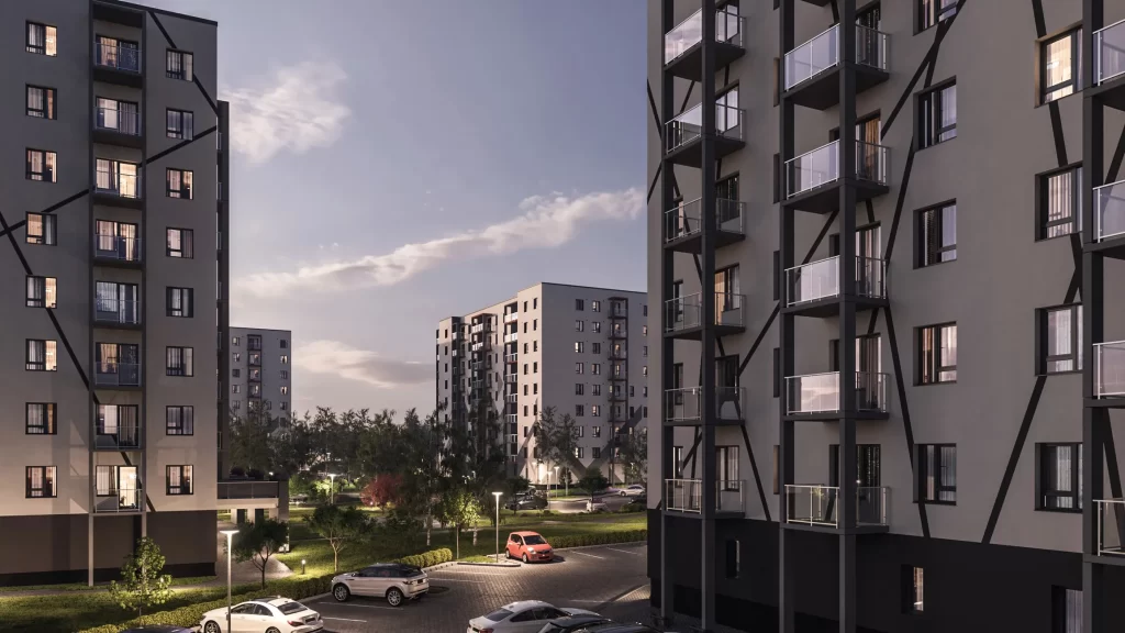 Krasta kvartāls - Krīdenera dambis 4 (Krīdenera dambis 4) - Daudzdzīvokļu nams - vizualizācija