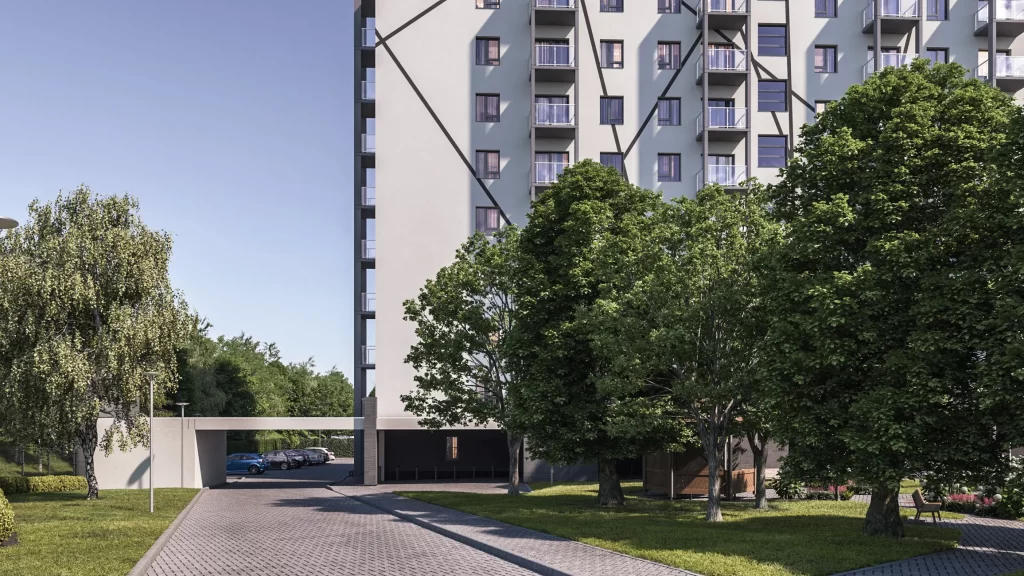 Krasta kvartāls - Krīdenera dambis 4 (Krīdenera dambis 4) - Daudzdzīvokļu nams - vizualizācija