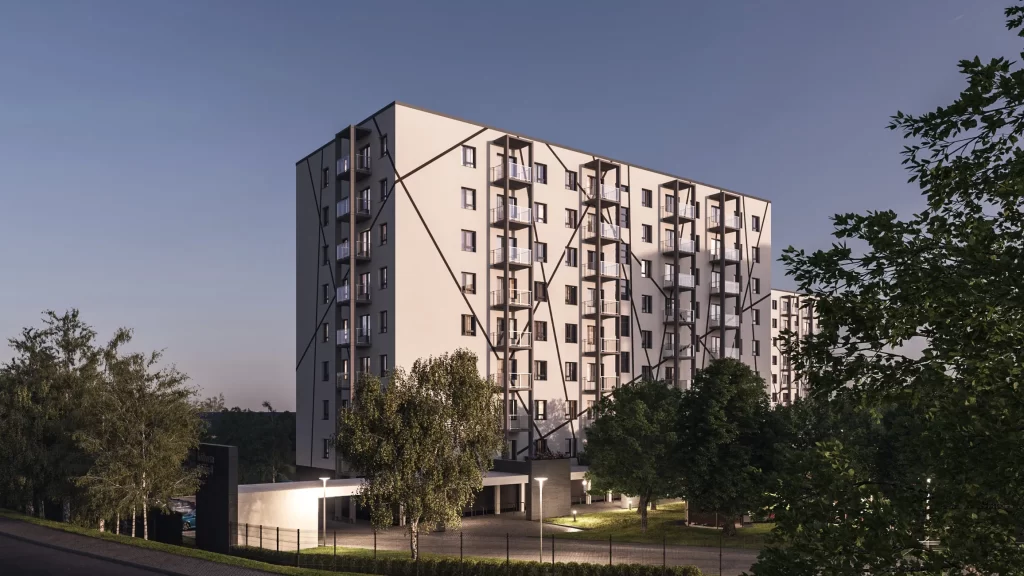 Krasta kvartāls - Krīdenera dambis 4 (Krīdenera dambis 4) - Daudzdzīvokļu nams - vizualizācija