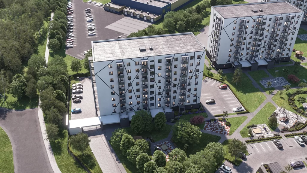 Krasta kvartāls - Krīdenera dambis 4 (Krīdenera dambis 4) - Daudzdzīvokļu nams - vizualizācija