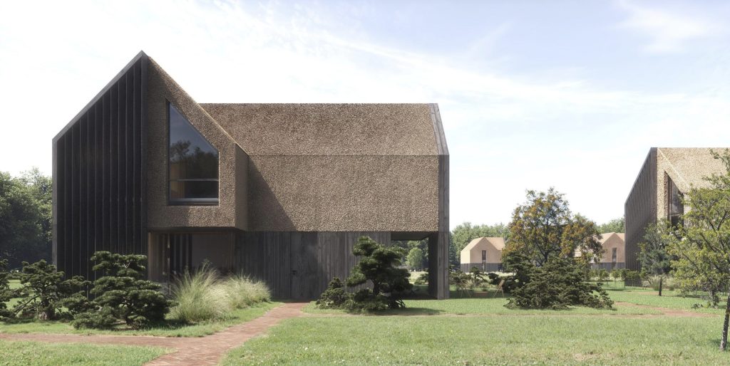 Krikštų g. 21 | sublokuoti namai (Krikštų g. 21, 21A, 21B, 21C, 21D, 21E, 21F, 21L) - Rindu mājas - vizualizācija