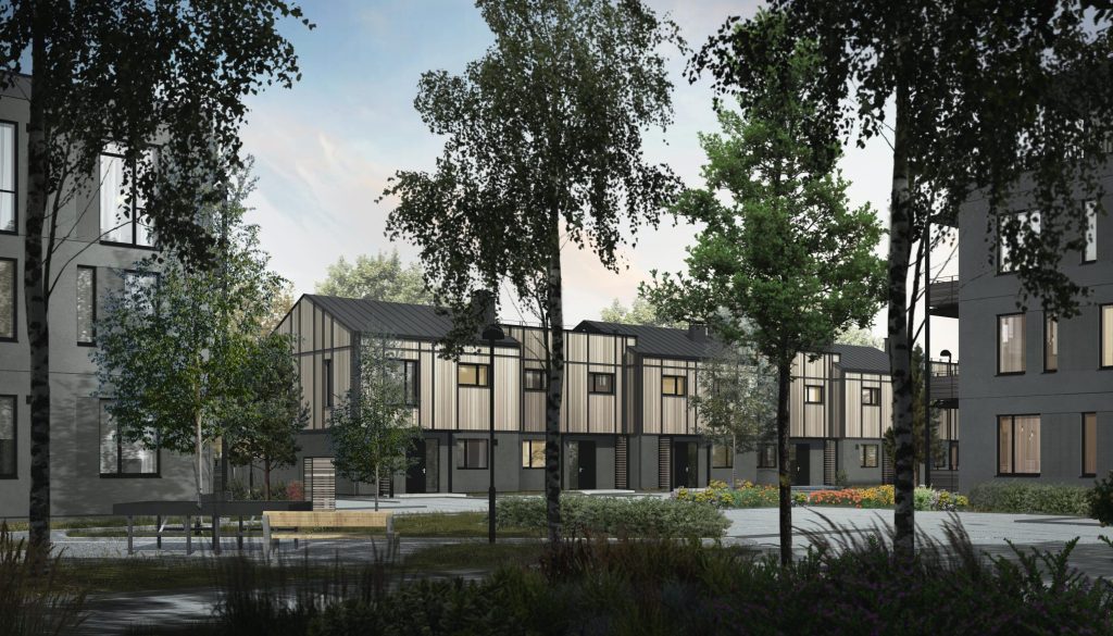 Krūmiņsalas iela 29 (Krūmiņsalas iela 29) - Daugiabutis, Sublokuoti namai - vizualizacija