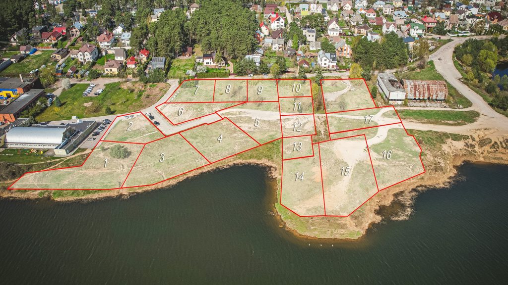 Lampėdžio slėnis (Ežero g.) - Land plots - visualization