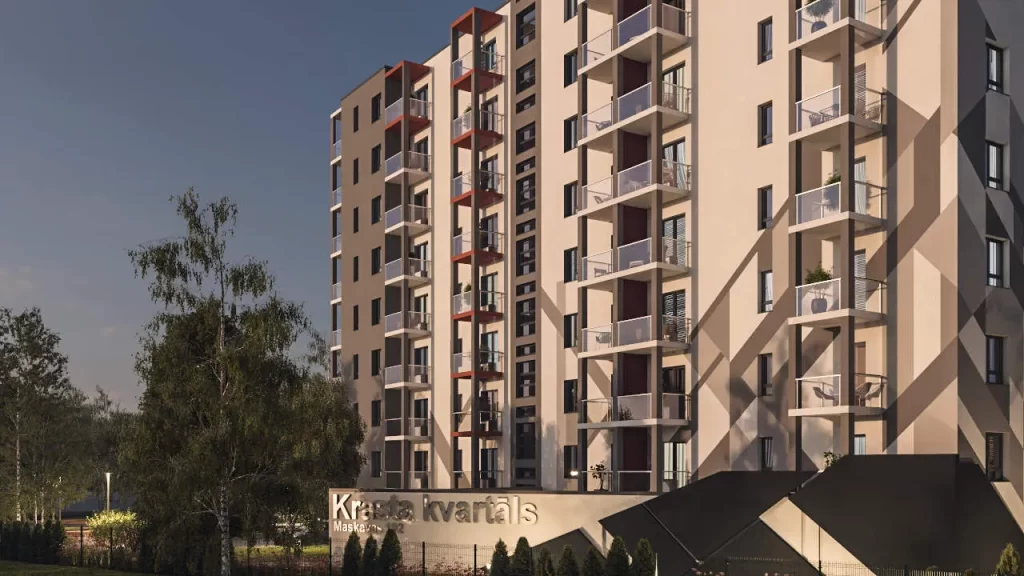 Krasta kvartāls - Latgales iela 188 (Latgales iela 188) - Daudzdzīvokļu nams - vizualizācija