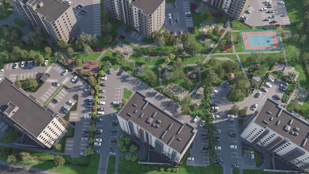 Krasta kvartāls - Latgales iela 190 (Latgales iela 190) - Daugiabutis - vizualizacija