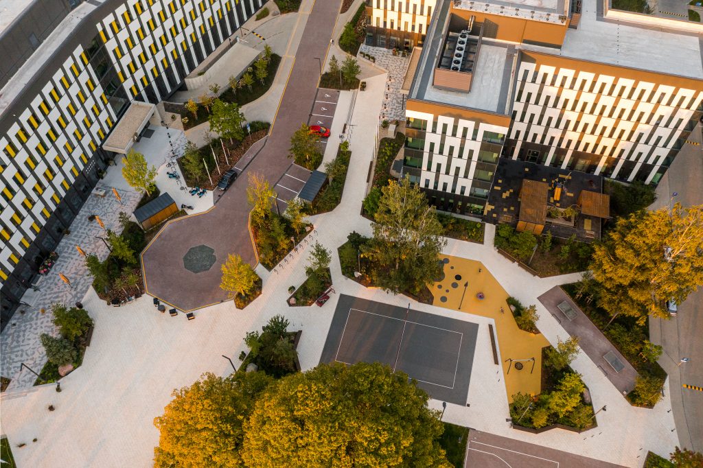 Business Garden Rīga - 1. kārta (Malduguņu iela 2, 4) - Biroju centrs - vizualizācija