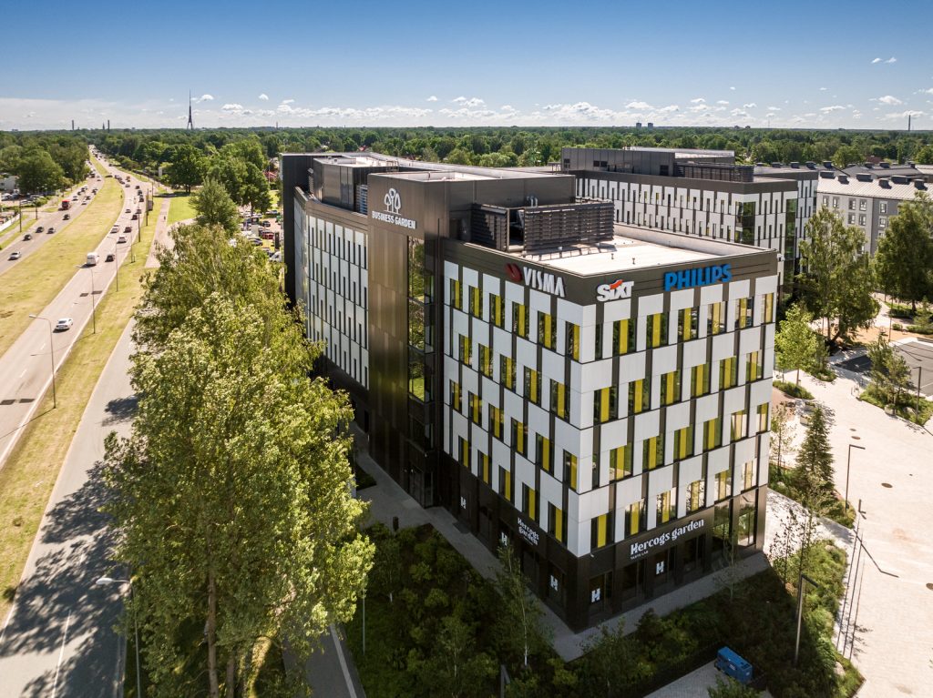 Business Garden Rīga - 1. kārta (Malduguņu iela 2, 4) - Biroju centrs - vizualizācija