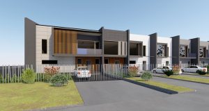 Rindu mājas Malienas ielā 21, 23 vizualizacija