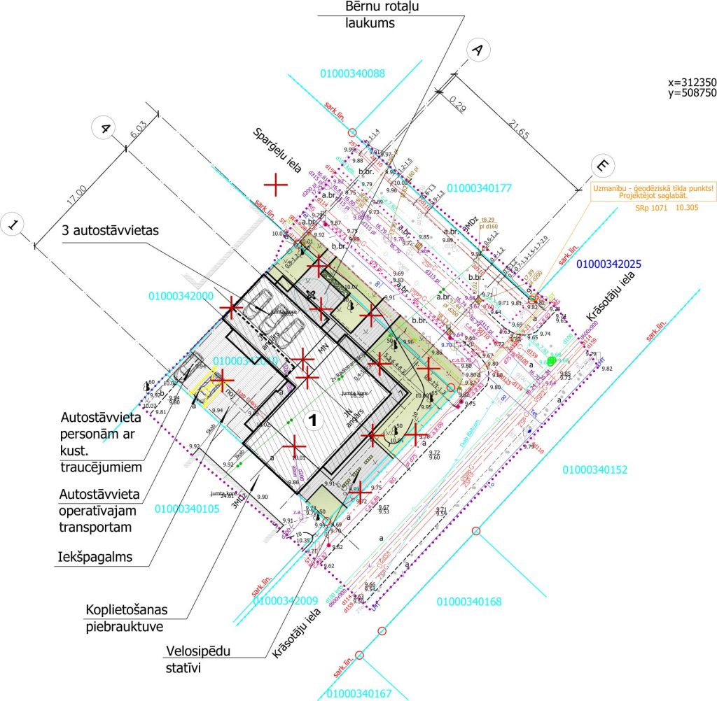 Krāsotāju iela 7 (Krāsotāju iela 7) - Daugiabutis, Specialiosios priežiūros įstaiga - vizualizacija