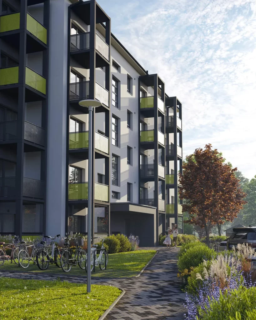 Dreilinga mājas - 2. kārta, 16. ēka (Mazā Robežu iela 1) - Daudzdzīvokļu nams - vizualizācija
