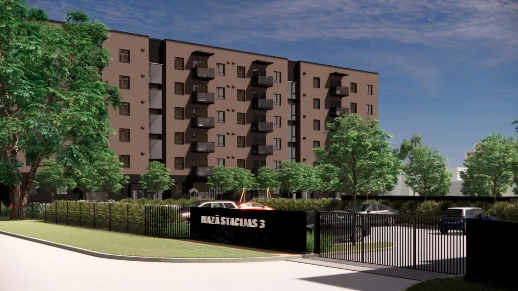 Dzirciema pagalms - 1. ēka (Mazā Stacijas iela 3) - Multi apartment - visualization