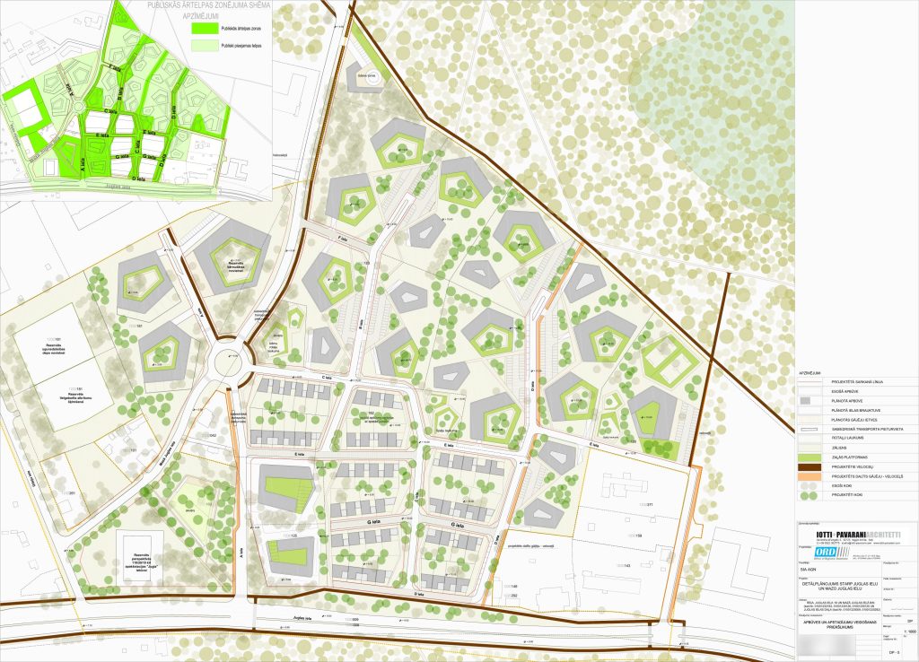 Mazās Juglas kvartāls (Mazās Juglas iela) - Korterelamu, Eramajade rajoon - visuaalne