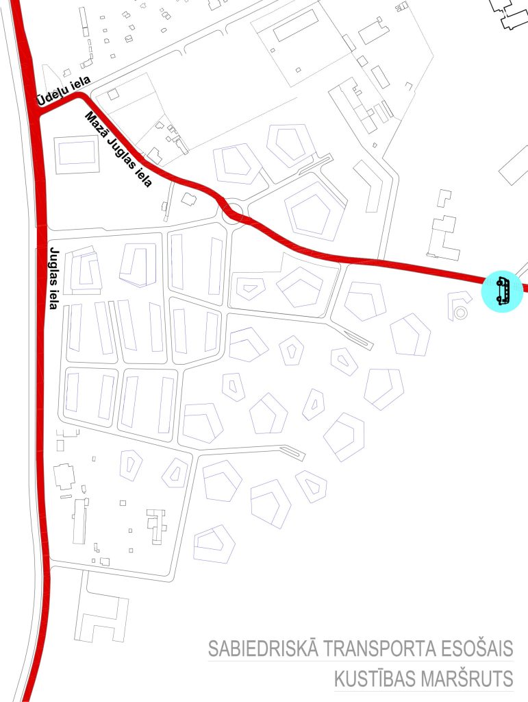 Mazās Juglas ielas pārbūve posmā no Ūdeļu ielas līdz Liepkalna ielai - 1. kārta (Mazās Juglas iela) - Ceļš - vizualizācija