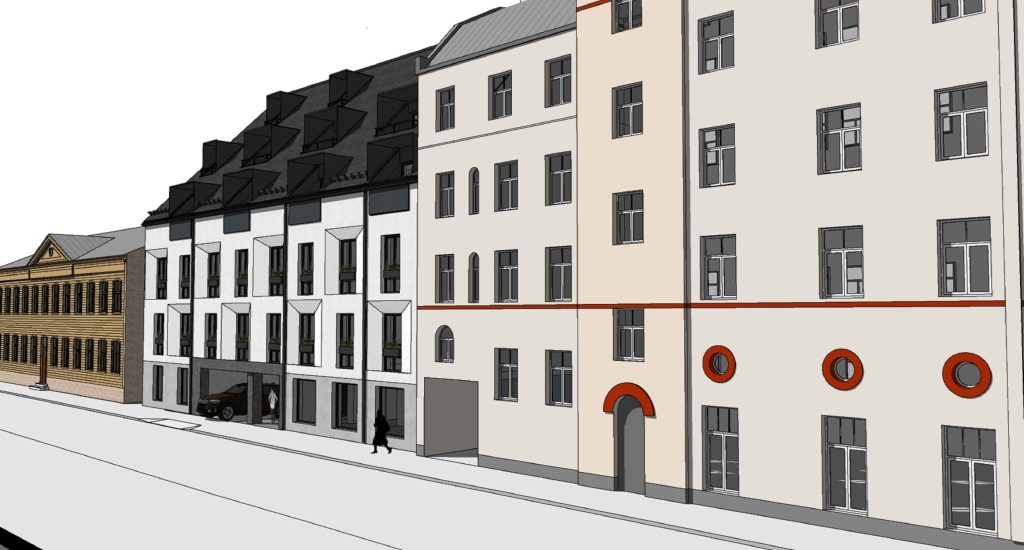 Mēness iela 21 (Mēness iela 21) - Daudzdzīvokļu nams, Cita komerciāla - vizualizācija