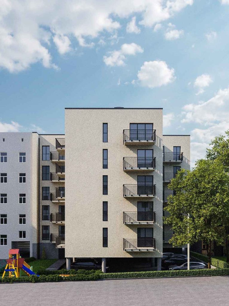Mēness iela 21 (Mēness iela 21) - Daudzdzīvokļu nams, Cita komerciāla - vizualizācija