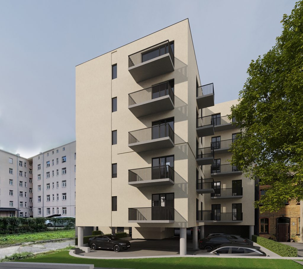 Mēness iela 21 (Mēness iela 21) - Daudzdzīvokļu nams, Cita komerciāla - vizualizācija