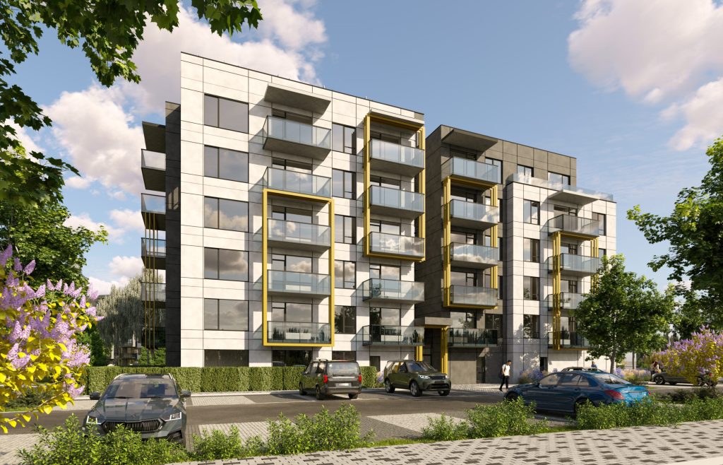 Holme - 1. ēka (Mēness ielā 6) - Daudzdzīvokļu nams - vizualizācija