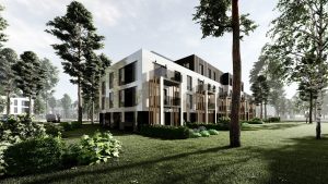 Priežu Rezidences kvartāls II (Mežciema iela, Mārupe) - Daudzdzīvokļu nams