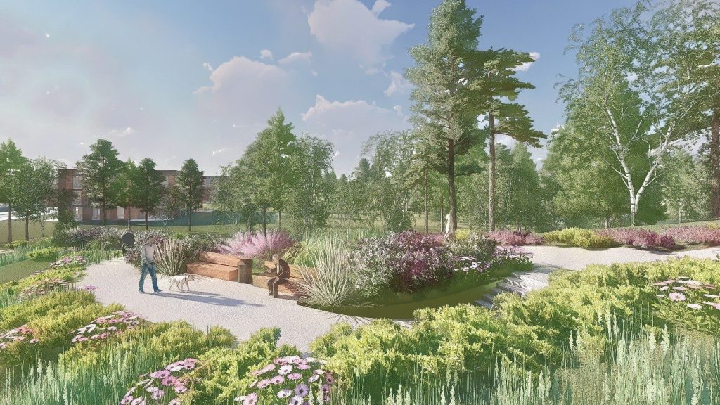 Priežu Rezidences kvartāls II (Mežciema iela, Mārupe) - Daugiabutis - vizualizacija