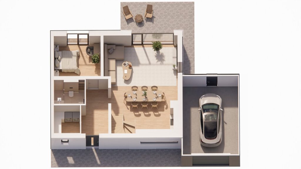 Priežu Rezidences kvartāls I (Mežciema iela 1-20, Mārupe) - Ridaelamu - visuaalne