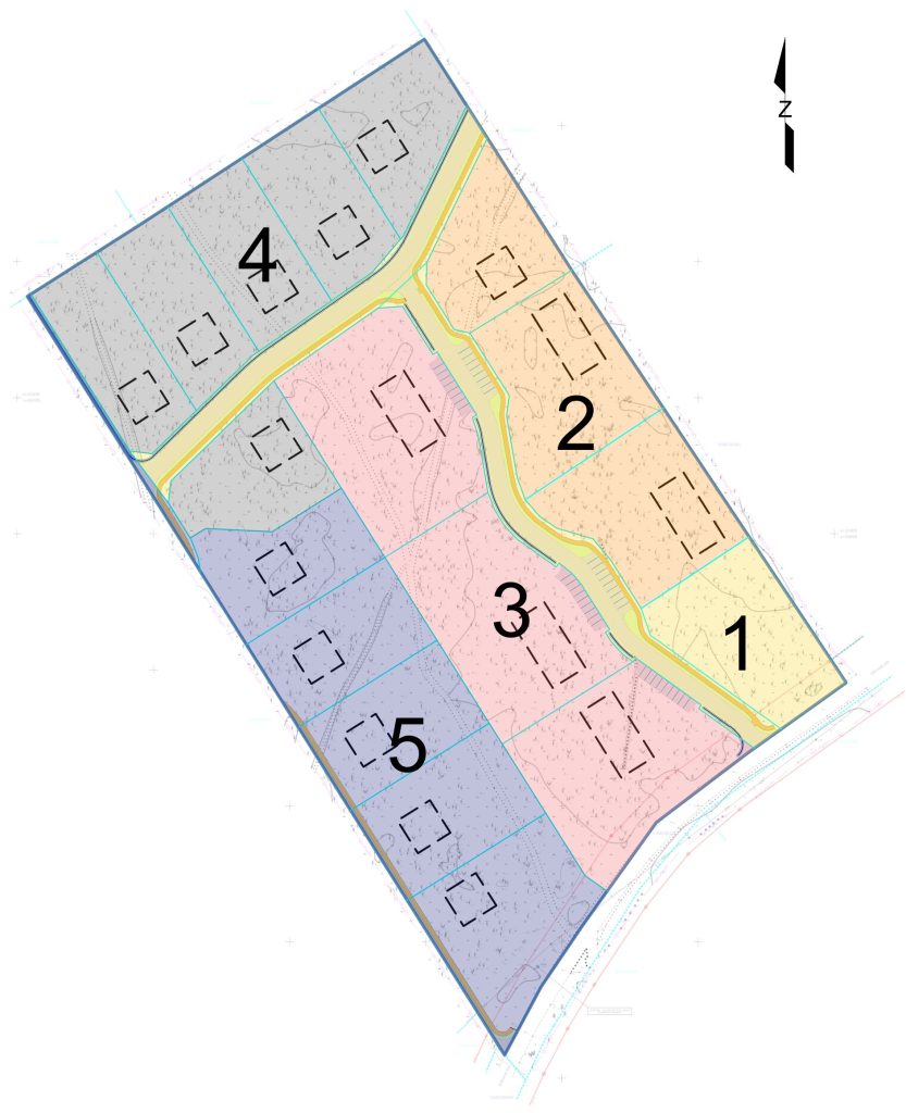 Mežogu ielas kvartāls - 1. kārta (Mežogu iela 2) - Daugiabutis, Sublokuoti namai - vizualizacija