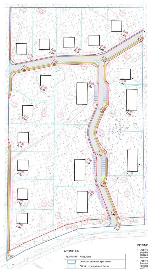 Mežogu ielas kvartāls - 1. kārta (Mežogu iela 2) - Daugiabutis, Sublokuoti namai - vizualizacija