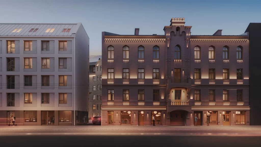 Pētersala - 1. ēka "Selonia" (Pētersalas iela 5A) - Daugiabutis - vizualizacija