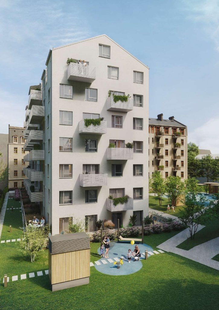 Pētersala - 3. ēka "Fera" (Pētersalas iela 5) - Daugiabutis, Kita komercija - vizualizacija