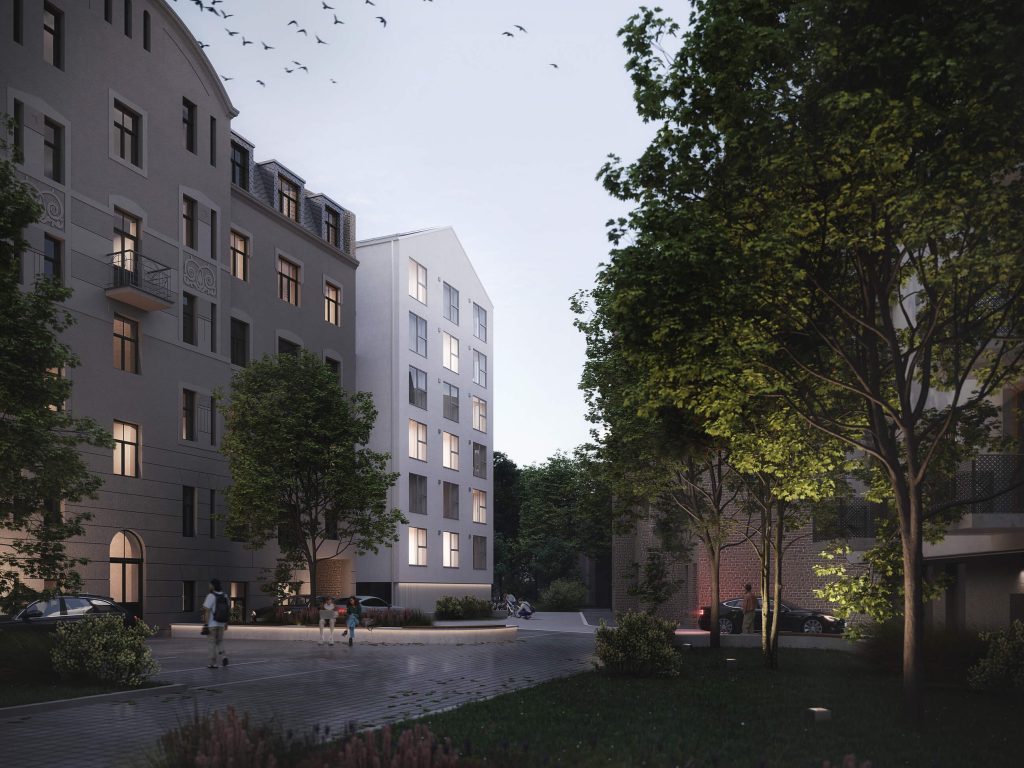 Pētersala - 3. ēka "Fera" (Pētersalas iela 5) - Daugiabutis, Kita komercija - vizualizacija