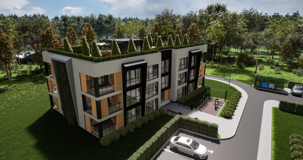 Villa Astor - 1. ēka (Pumpuru iela 3A) - Korterelamu - visuaalne