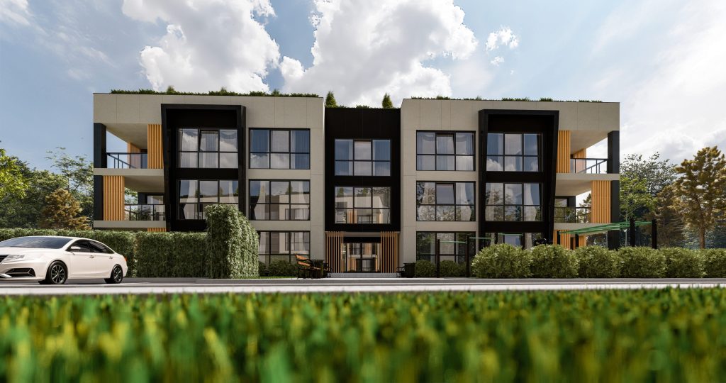 Villa Astor - 1. ēka (Pumpuru iela 3A) - Korterelamu - visuaalne