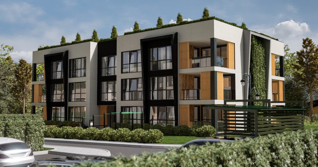 Villa Astor - 1. ēka (Pumpuru iela 3A) - Korterelamu - visuaalne