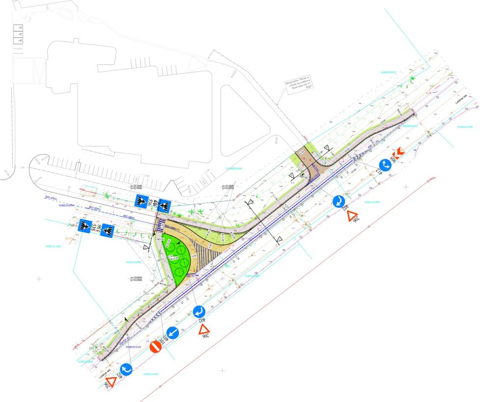 Reinvaldu ielas un Lubānas ielas krustojuma pārbūve (Reinvaldu iela) - Tee - visuaalne