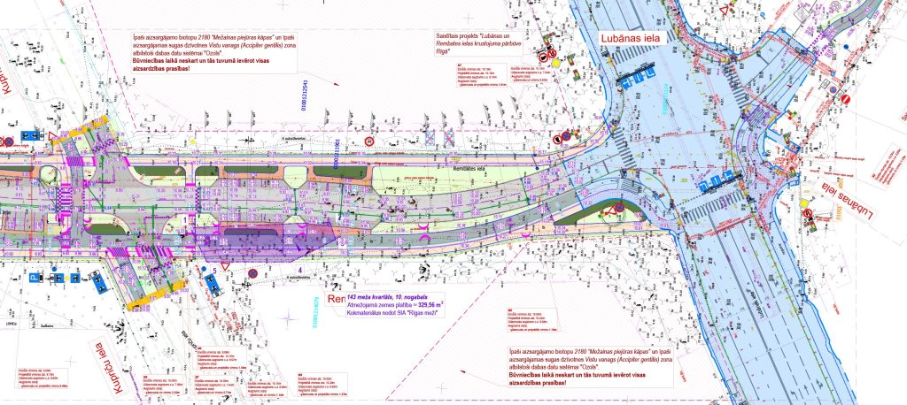 Rembates ielas pārbūve posmā no Lubānas ielas līdz A. Deglava ielai (Rembates iela) - Dviračių takas, Kelias - vizualizacija