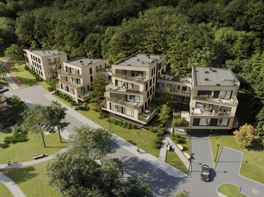 Sakai (Miško vilos) 3 etapas (K. Jelskio g. 26) - Daugiabutis - vizualizacija