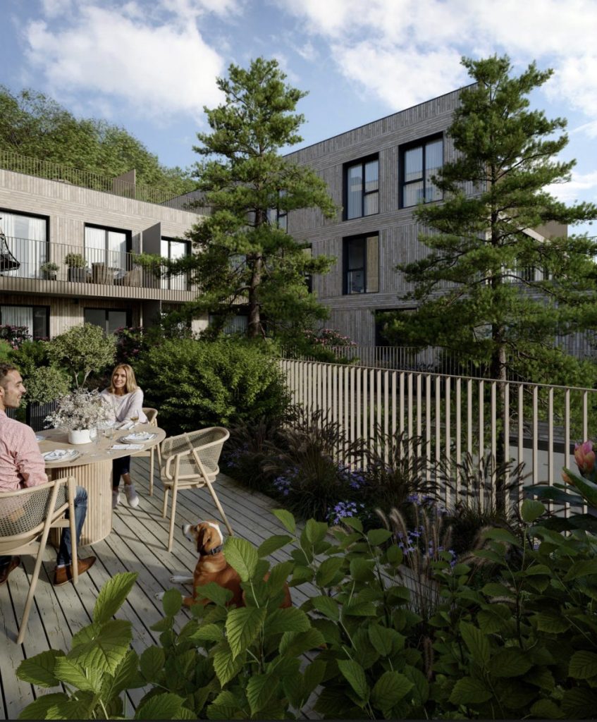 Sakai (Miško vilos) 3 etapas (K. Jelskio g. 26) - Daugiabutis - vizualizacija