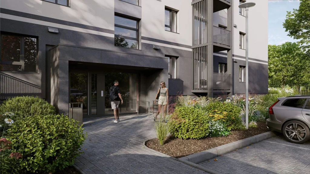 Šampētera kvartāls - 2. kārta, 2. ēka (Stendes iela 8) - Multi apartment - visualization