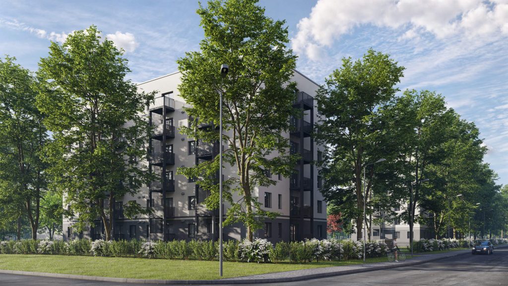 Šampētera kvartāls - 2. kārta, 2. ēka (Stendes iela 8) - Multi apartment - visualization