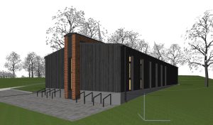 Draudzes nama jaunbūve Sarkandaugavas ielā 10 (Sarkandaugavas iela 10) - Religinis objektas