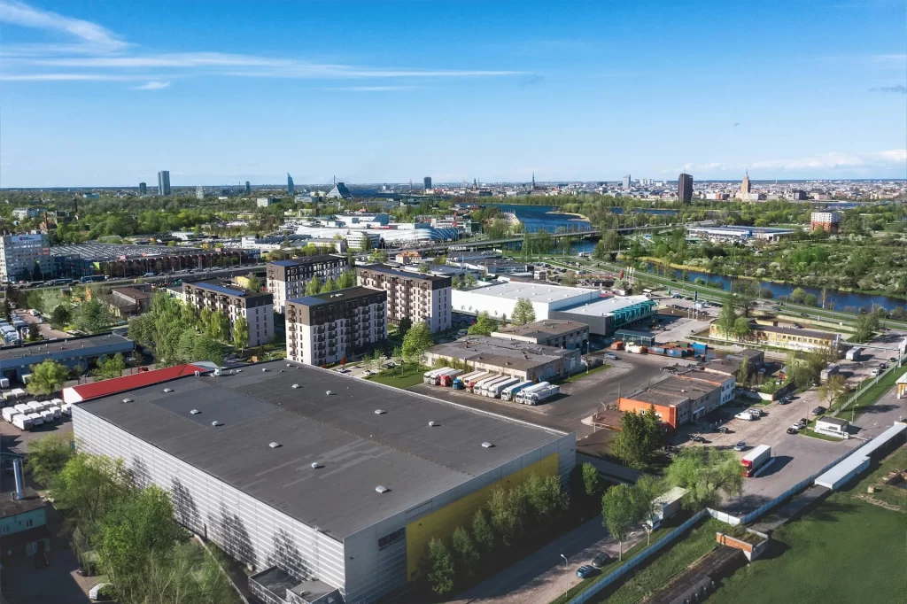 Mūkusalas pagalmi - 1. kārta, 1. ēka (Skaistkalnes ielā 1A) - Daudzdzīvokļu nams - vizualizācija