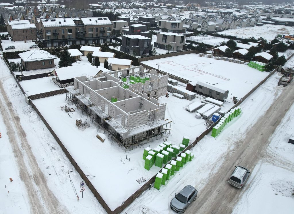 Vaivorykštės g. 11 (Vaivorykštės g. 11) - Daudzdzīvokļu nams - būvdarbu attēli