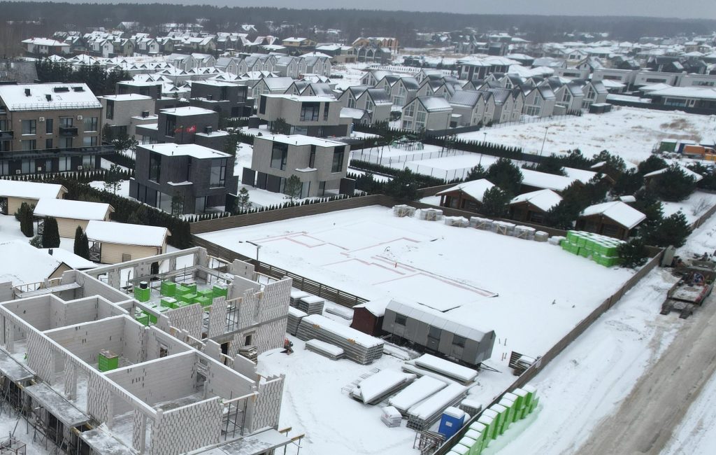 Vaivorykštės g. 11A (Vaivorykštės g. 11A) - Daudzdzīvokļu nams - būvdarbu attēli