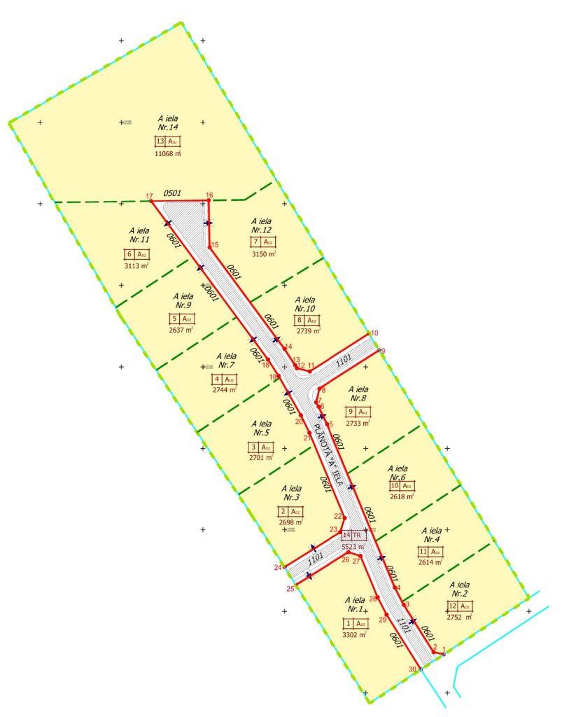 Traleru ielās kvartāls (Traleru ielā) - Private house community - visualization