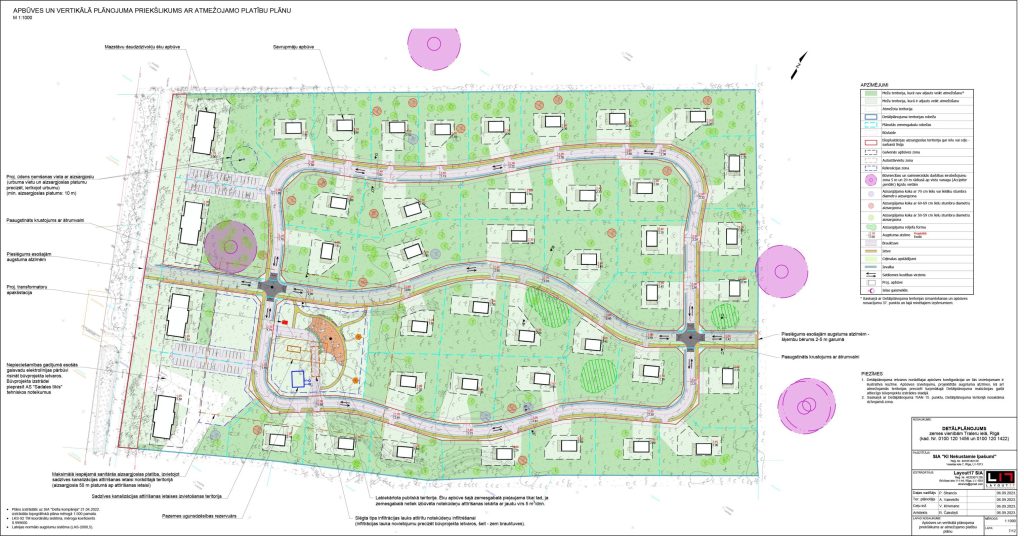 Traleru ielās kvartāls II (Traleru ielā) - Daugiabutis, Privačių namų kvartalas - vizualizacija