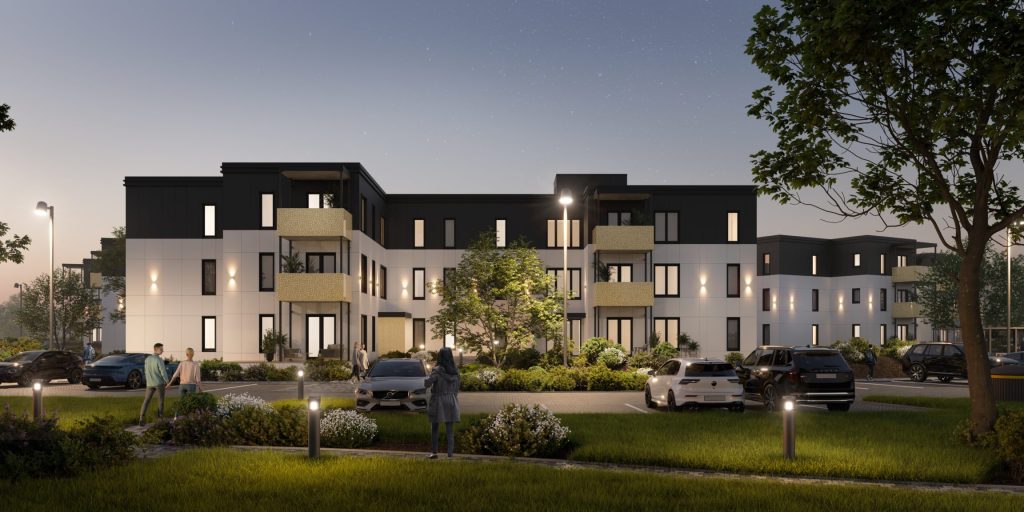 Saliena Parklife Apartamenti (Turaidas iela 5, Marupe) - Daugiabutis - vizualizacija