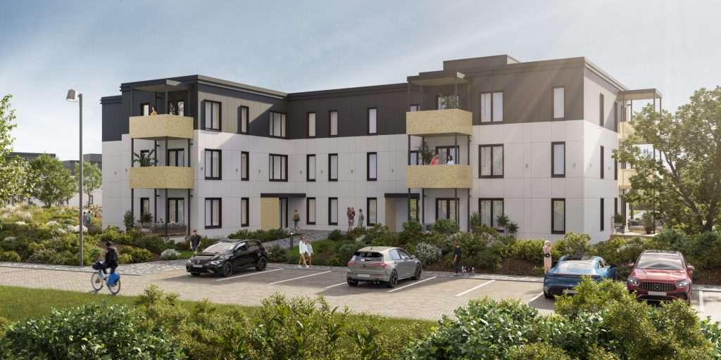 Saliena Parklife Apartamenti (Turaidas iela 5, Marupe) - Daugiabutis - vizualizacija