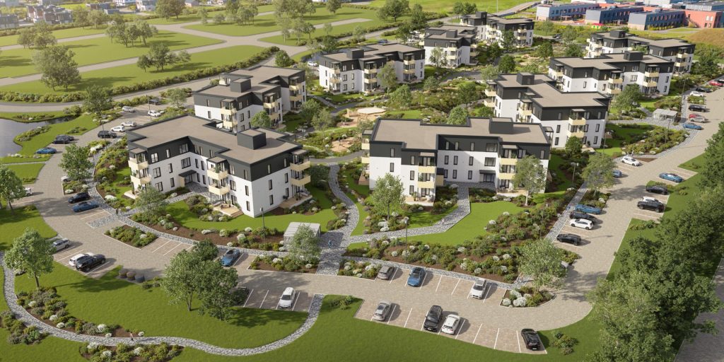 Saliena Parklife Apartamenti (Turaidas iela 5, Marupe) - Daugiabutis - vizualizacija